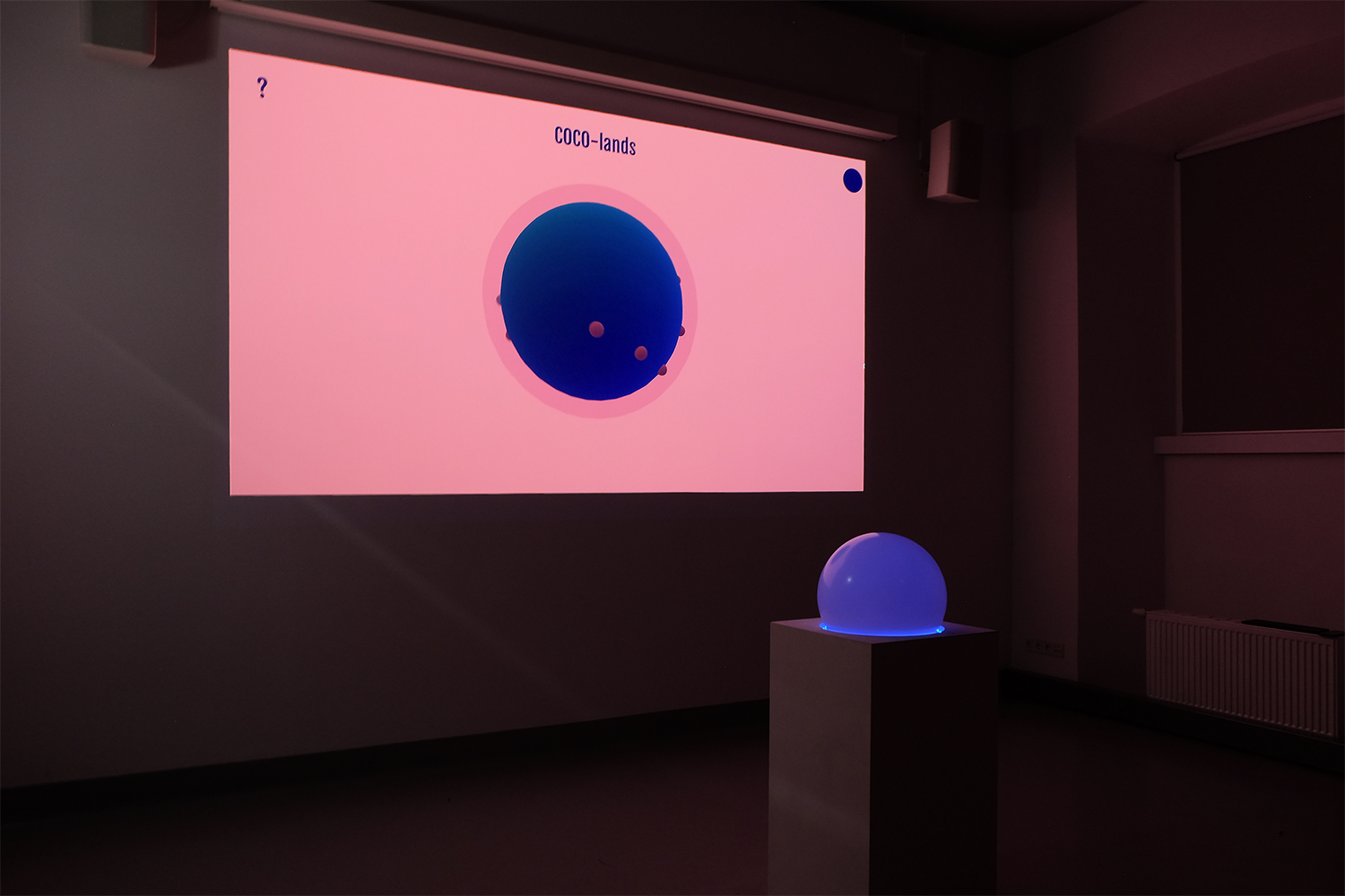 Instalación en la exposición de Ars Electonica 2020