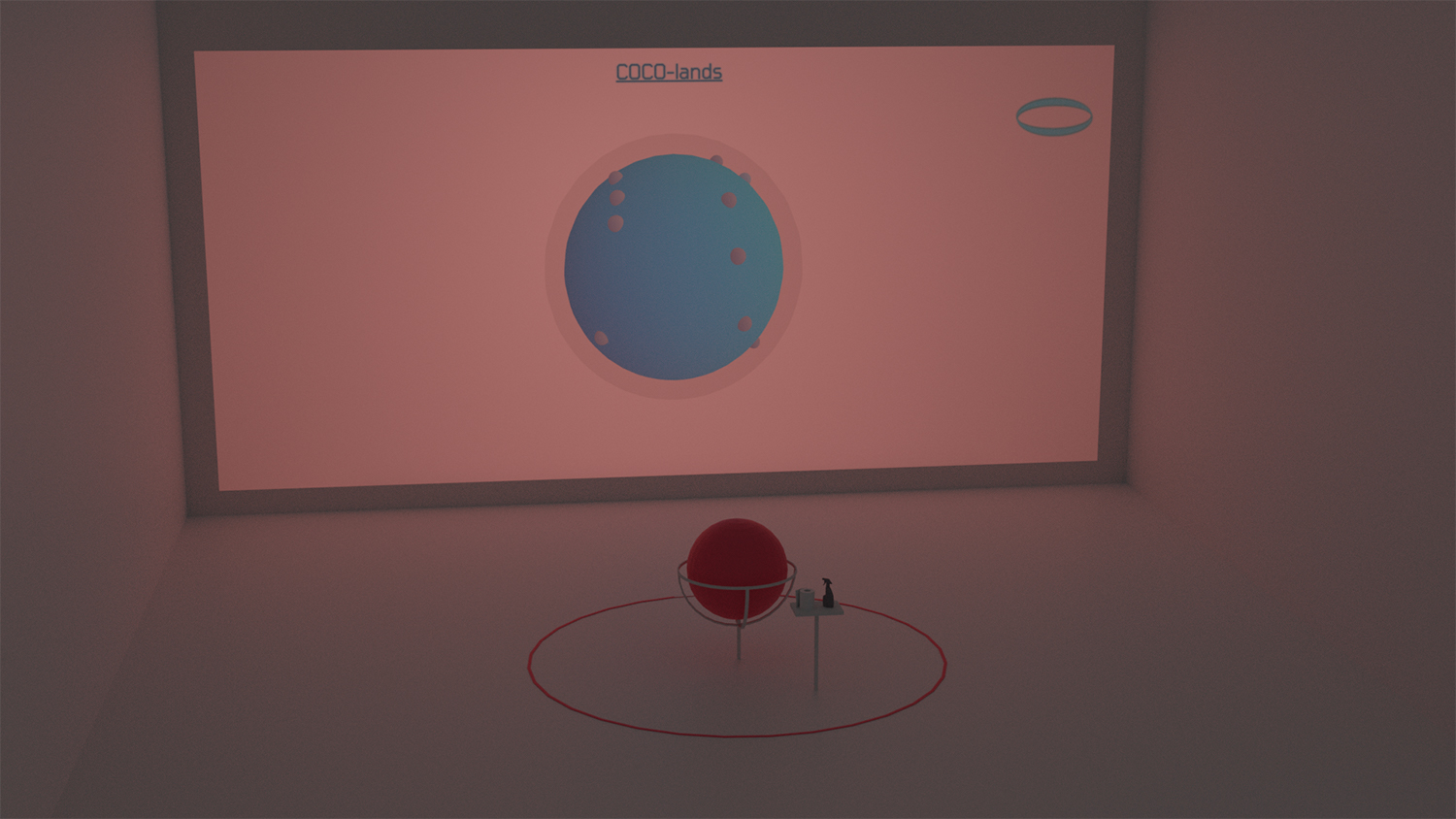 Visualización en 3d de la instalación