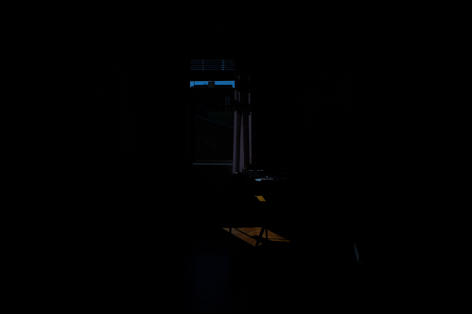 Foto a la ventana de mi habitación, Abril 2020